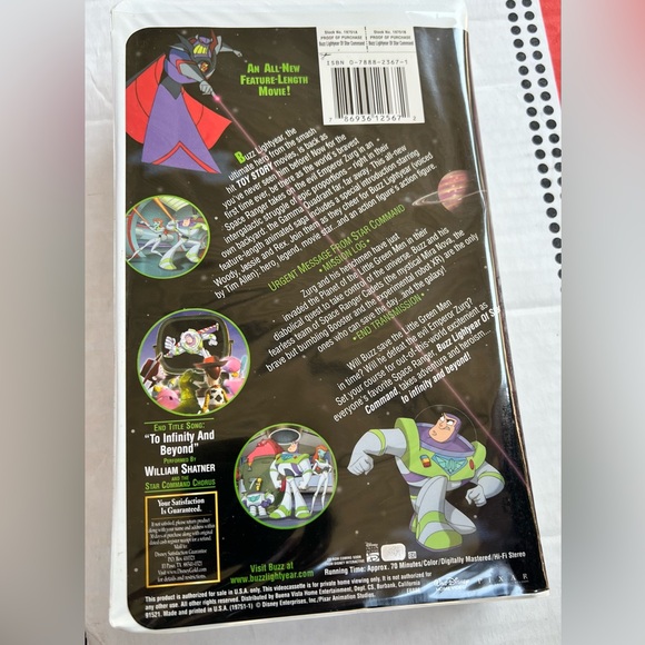Buzz Lightyear Star Command Adventure Begins TOY STORY DISNEY Pixar vintage DVD - Picture 2 of 7